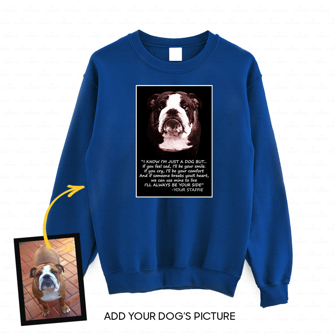 Personalized Dog Gift Idea - I'll Always Be Your Side 1 For Dog Lovers - Standard Crew Neck Sweatshirt