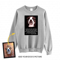 Thumbnail for Personalized Dog Gift Idea - I'll Always Be Your Side 1 For Dog Lovers - Standard Crew Neck Sweatshirt