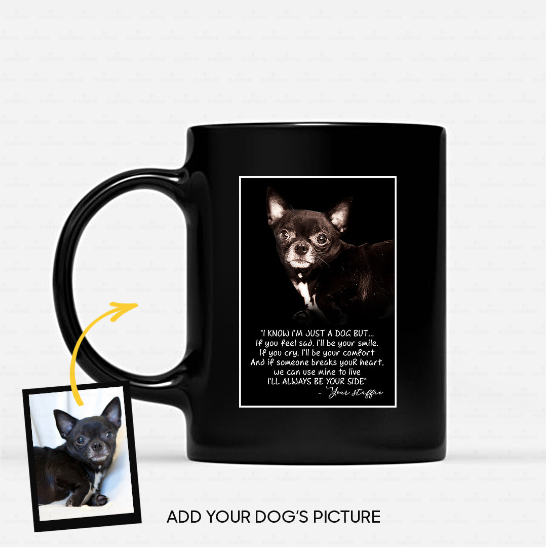 Personalized Dog Gift Idea - I'll Always Be Your Side 2 For Dog Lovers - Black Mug