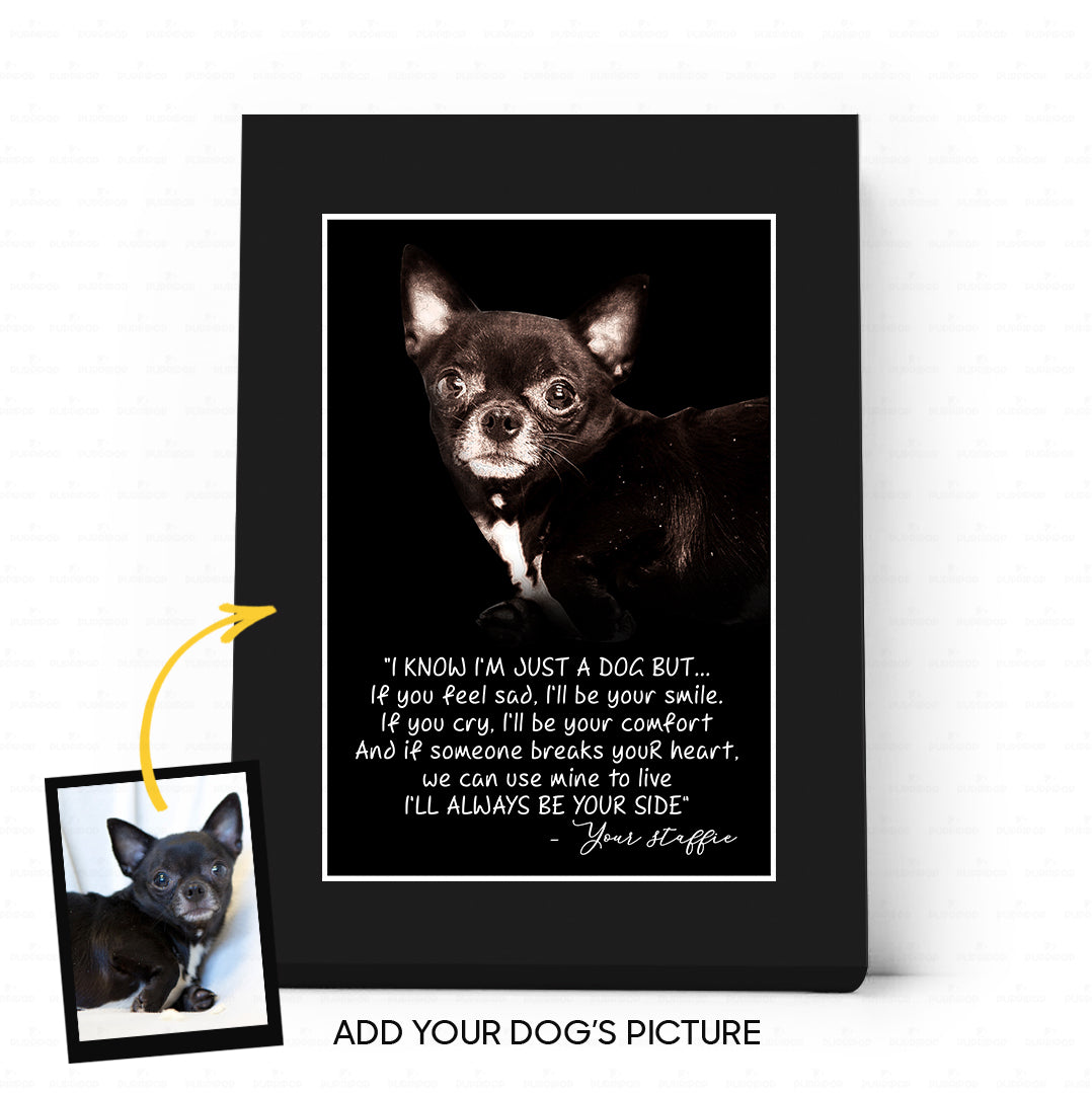 Personalized Dog Gift Idea - I'll Always Be Your Side 2 For Dog Lovers - Matte Canvas