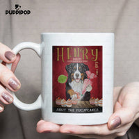 Thumbnail for Custom Dog Mug - Personalized Shut The Fucupcakes Gift For Dad - White Mug