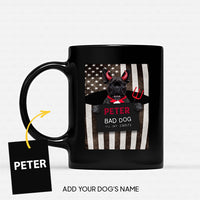 Thumbnail for Personalized Dog Gift Idea - Bad Evil Dog For Dog Lovers - Black Mug