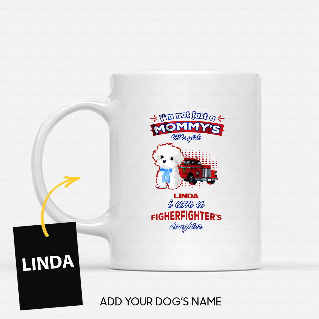 Personalized Dog Gift Idea - I'm Not Just A Mom, I Am Also A Firefighter For Dog Lovers - White Mug