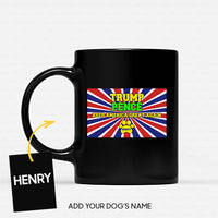Thumbnail for Personalized Dog Gift Idea - America Trump Pence For Dog Lovers - Black Mug