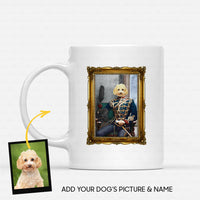 Thumbnail for Personalized Dog Gift Idea - Royal Dog's Portrait 49 For Dog Lovers - White Mug