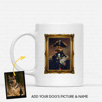 Thumbnail for Personalized Dog Gift Idea - Royal Dog's Portrait 50 For Dog Lovers - White Mug