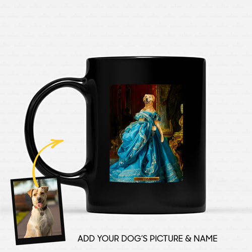 Personalized Dog Gift Idea - Royal Dog's Portrait 66 For Dog Lovers - Black Mug