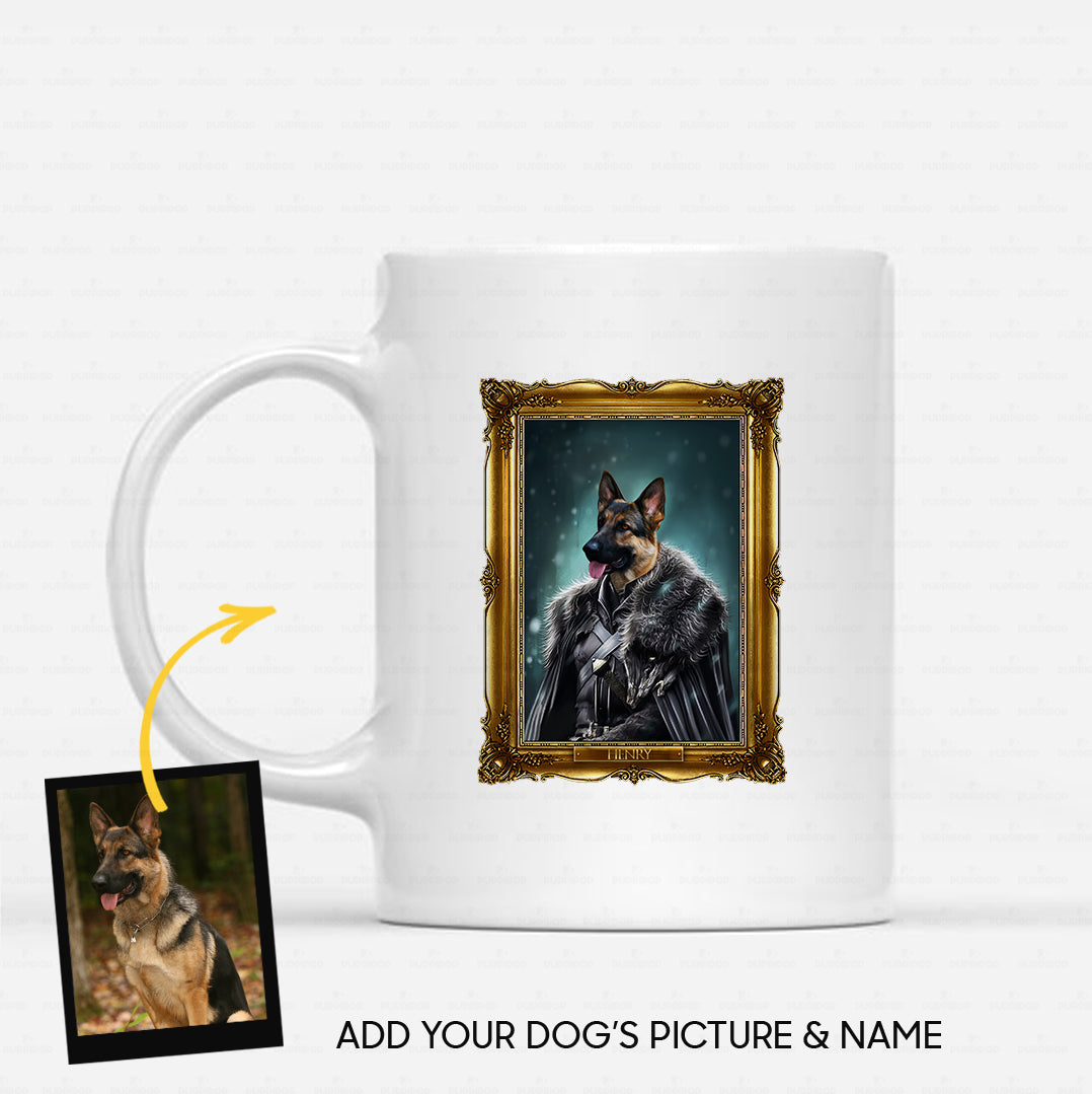 Personalized Dog Gift Idea - Royal Dog's Portrait 13 For Dog Lovers - White Mug