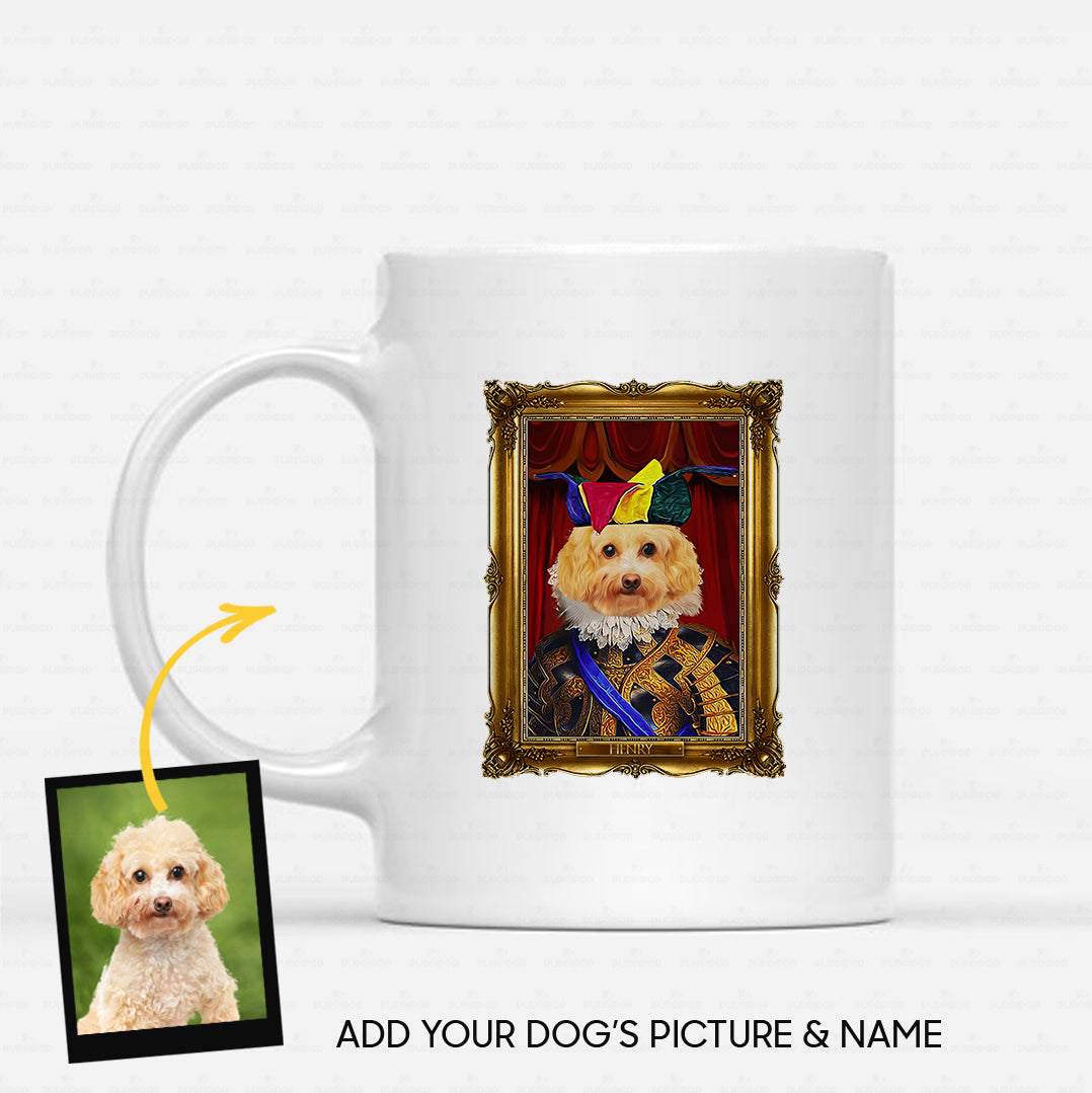 Personalized Dog Gift Idea - Royal Dog's Portrait 17 For Dog Lovers - White Mug