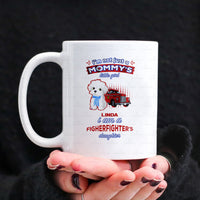 Thumbnail for Personalized Dog Gift Idea - I'm Not Just A Mom, I Am Also A Firefighter For Dog Lovers - White Mug