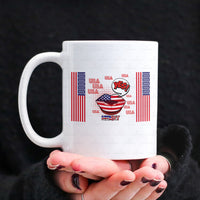 Thumbnail for Personalized Dog Gift Idea - America Let's Say Yes For Dog Lovers - White Mug