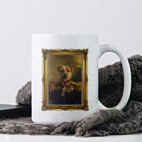 Thumbnail for Personalized Dog Gift Idea - Royal Dog's Portrait 43 For Dog Lovers - White Mug