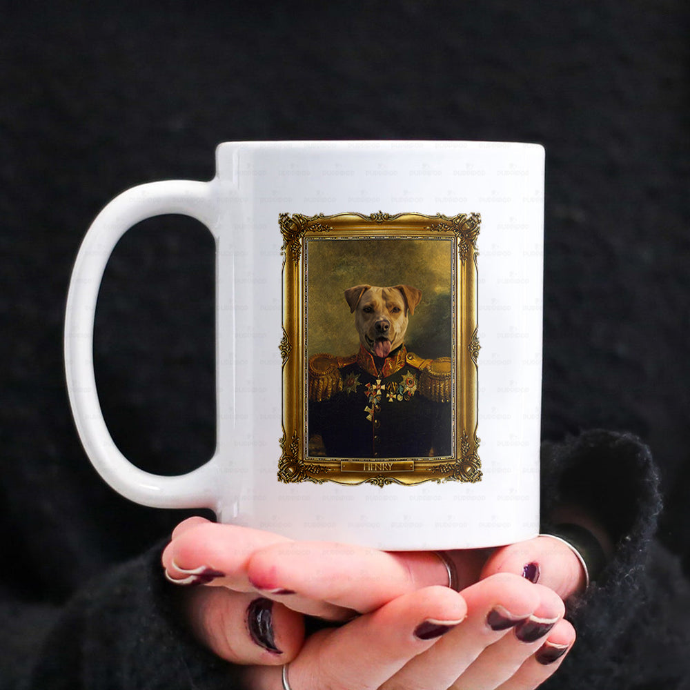 Personalized Dog Gift Idea - Royal Dog's Portrait 43 For Dog Lovers - White Mug