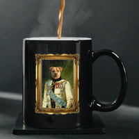 Thumbnail for Personalized Dog Gift Idea - Royal Dog's Portrait 52 For Dog Lovers - Black Mug