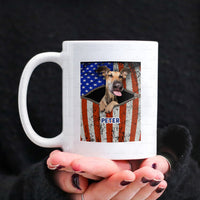Thumbnail for Personalized Dog Gift Idea - Dog Mowing For Dog Lovers - White Mug