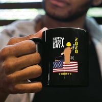 Thumbnail for Personalized Dog Gift Idea - Happy Labor Day 2020 For Dog Lovers - Black Mug