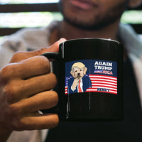 Thumbnail for Personalized Dog Gift Idea - Vote For Trump Again 2020 For Dog Lovers - Black Mug