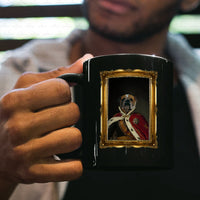 Thumbnail for Personalized Dog Gift Idea - Royal Dog's Portrait 11 For Dog Lovers - Black Mug