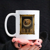 Thumbnail for Personalized Dog Gift Idea - Royal Dog's Portrait 6 For Dog Lovers - White Mug