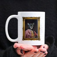 Thumbnail for Personalized Dog Gift Idea - Royal Dog's Portrait 12 For Dog Lovers - White Mug