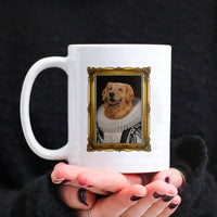 Thumbnail for Personalized Dog Gift Idea - Royal Dog's Portrait 26 For Dog Lovers - White Mug