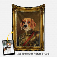 Thumbnail for Personalized Dog Gift Idea - Royal Dog's Portrait 20 For Dog Lovers - Fleece Blanket
