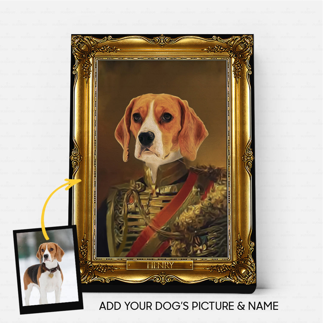 Personalized Dog Gift Idea - Royal Dog's Portrait 20 For Dog Lovers - Matte Canvas