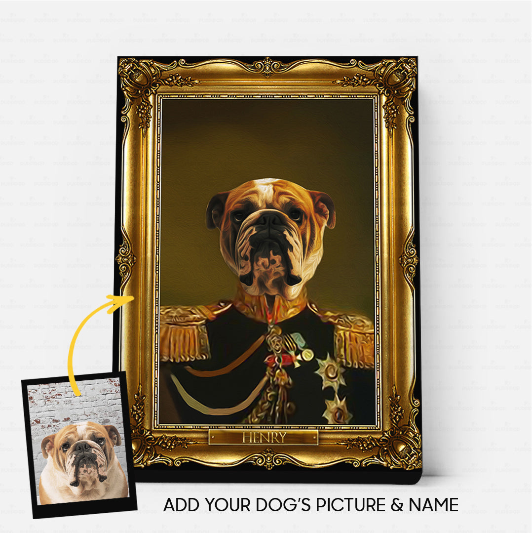 Personalized Dog Gift Idea - Royal Dog's Portrait 22 For Dog Lovers - Matte Canvas