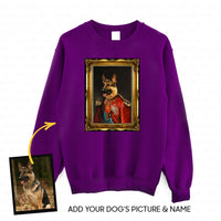 Thumbnail for Personalized Dog Gift Idea - Royal Dog's Portrait 18 For Dog Lovers - Standard Crew Neck Sweatshirt