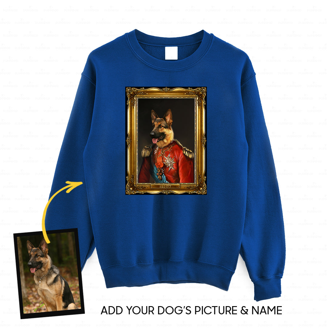 Personalized Dog Gift Idea - Royal Dog's Portrait 18 For Dog Lovers - Standard Crew Neck Sweatshirt