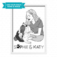 Thumbnail for Personalized Gift Bundle - Black And White Sketching For Puppy Lovers - Standard Happy Ever After 3