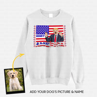 Thumbnail for Personalized Dog Gift Idea - President Dog Please Vote Me For Dog Lovers - Standard Crew Neck Sweatshirt