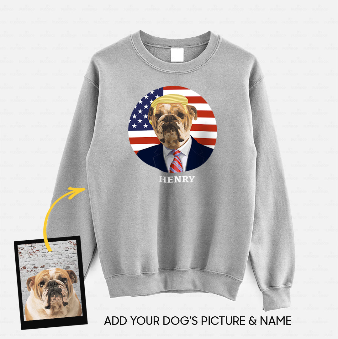 Personalized Dog Gift Idea - Dog President For Dog Lovers - Standard Crew Neck Sweatshirt