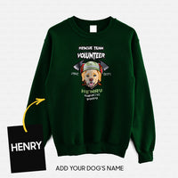 Thumbnail for Personalized Dog Gift Idea - We Are Rescue Team Volunteer Fire Dept Since 1989 For Dog Lovers - Standard Crew Neck Sweatshirt
