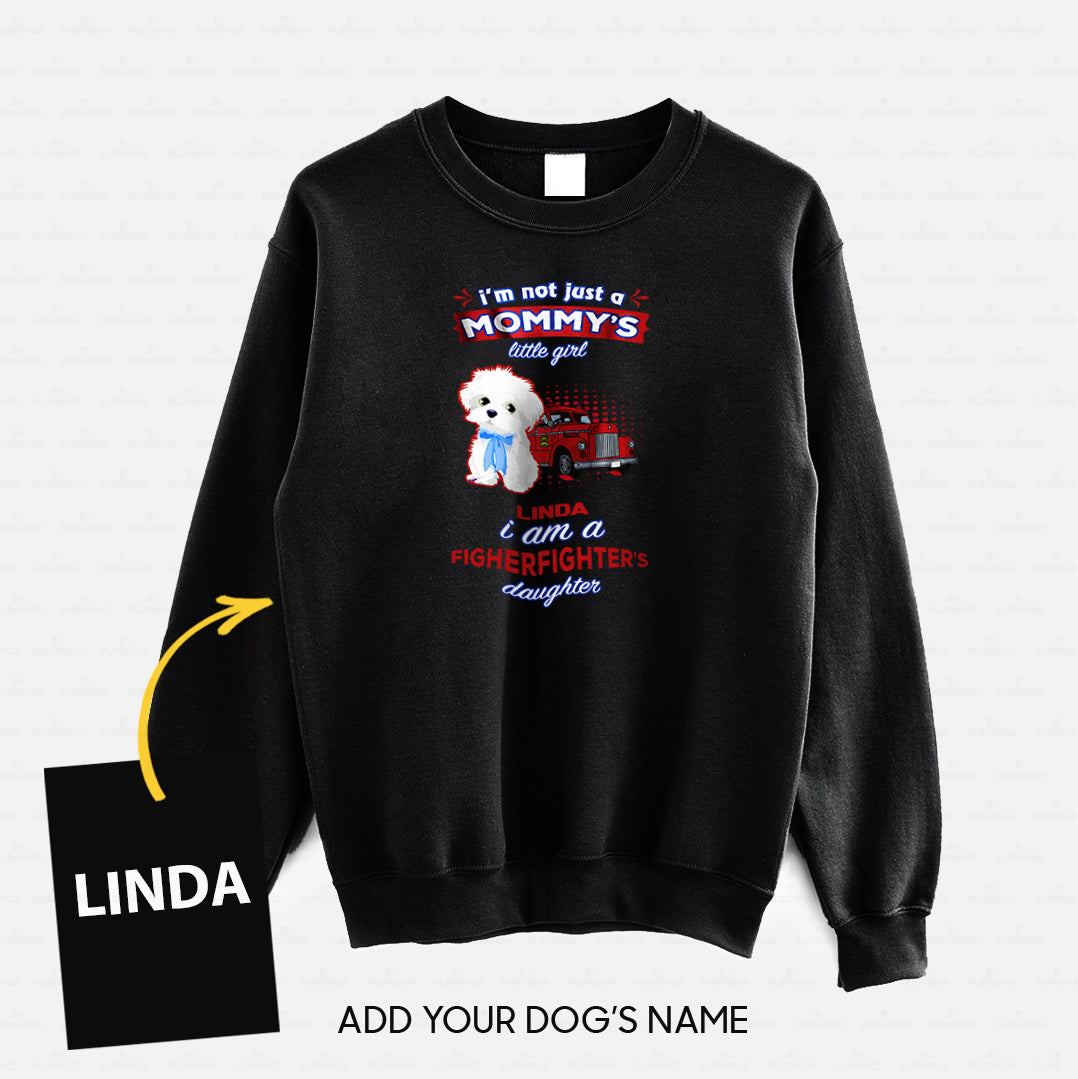 Personalized Dog Gift Idea - I'm Not Just A Mom, I Am Also A Firefighter For Dog Lover - Standard Crew Neck Sweatshirt