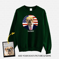 Thumbnail for Personalized Dog Gift Idea - Dog President For Dog Lovers - Standard Crew Neck Sweatshirt