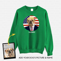 Thumbnail for Personalized Dog Gift Idea - Dog President For Dog Lovers - Standard Crew Neck Sweatshirt