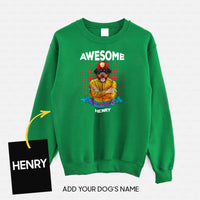 Thumbnail for Personalized Dog Gift Idea - You Are An Awesome Firefighter For Dog Lovers - Standard Crew Neck Sweatshirt