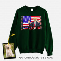 Thumbnail for Personalized Dog Gift Idea - President Dog Please Vote Me For Dog Lovers - Standard Crew Neck Sweatshirt