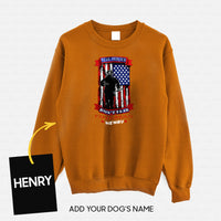 Thumbnail for Personalized Dog Gift Idea - Real Heroes Don't Fear For Dog Lovers - Standard Crew Neck Sweatshirt