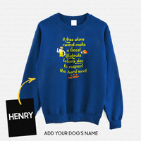 Thumbnail for Personalized Dog Gift Idea - Celebrate Labors Day To Respect The Hard Work For Dog Lovers - Standard Crew Neck Sweatshirt