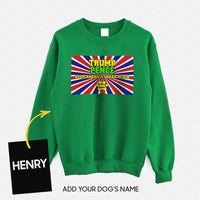 Thumbnail for Personalized Dog Gift Idea - America Trump Pence For Dog Lovers - Standard Crew Neck Sweatshirt