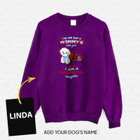 Thumbnail for Personalized Dog Gift Idea - I'm Not Just A Mom, I Am Also A Firefighter For Dog Lover - Standard Crew Neck Sweatshirt