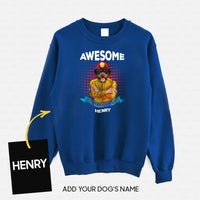 Thumbnail for Personalized Dog Gift Idea - You Are An Awesome Firefighter For Dog Lovers - Standard Crew Neck Sweatshirt