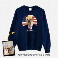 Thumbnail for Personalized Dog Gift Idea - Dog President For Dog Lovers - Standard Crew Neck Sweatshirt