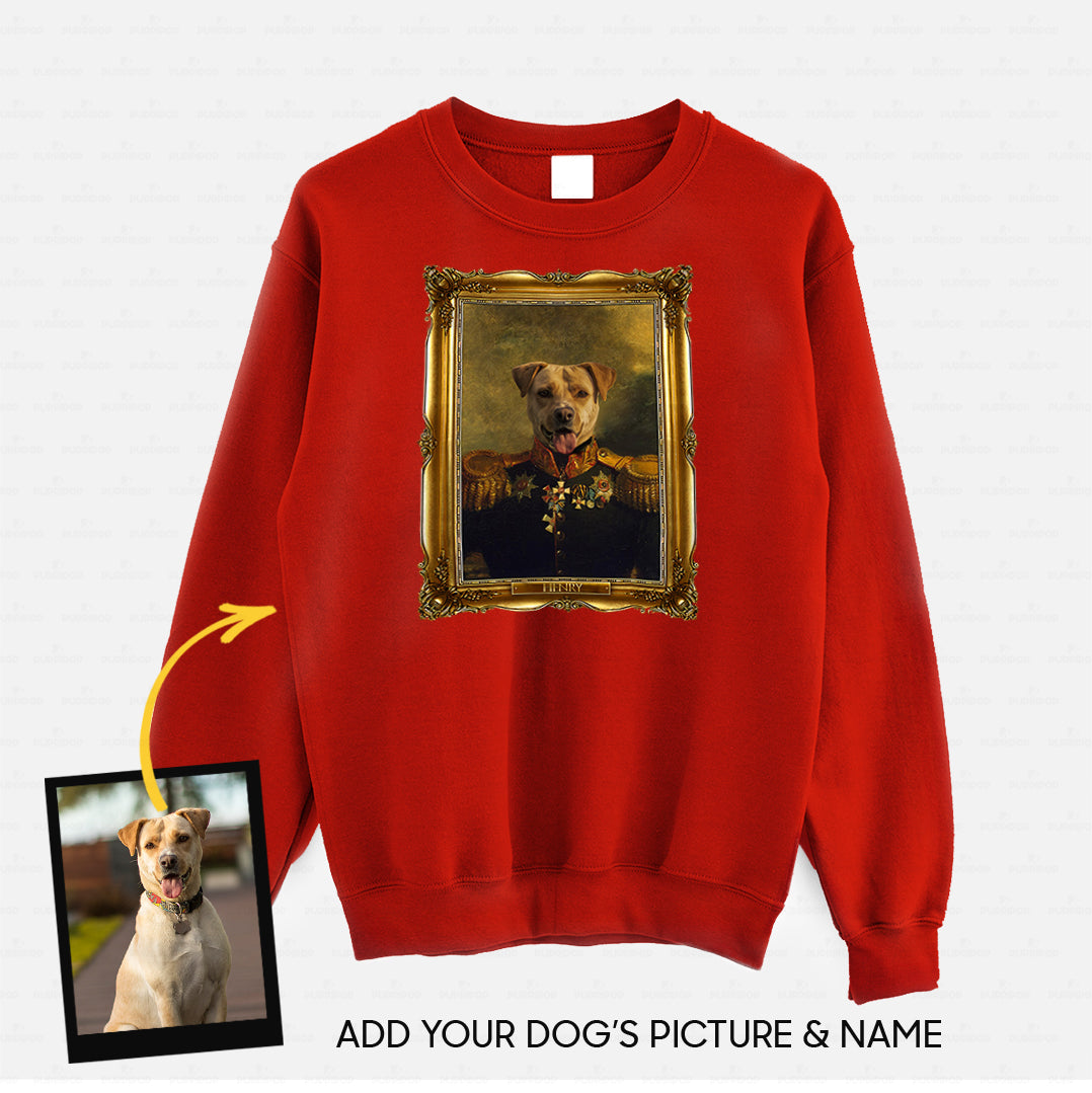 Personalized Dog Gift Idea - Royal Dog's Portrait 43 For Dog Lovers - Standard Crew Neck Sweatshirt