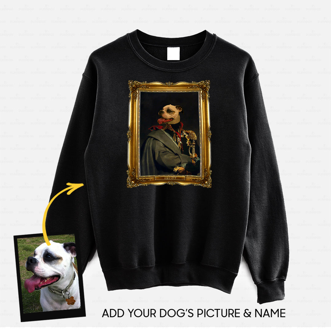 Personalized Dog Gift Idea - Royal Dog's Portrait 46 For Dog Lovers - Standard Crew Neck Sweatshirt