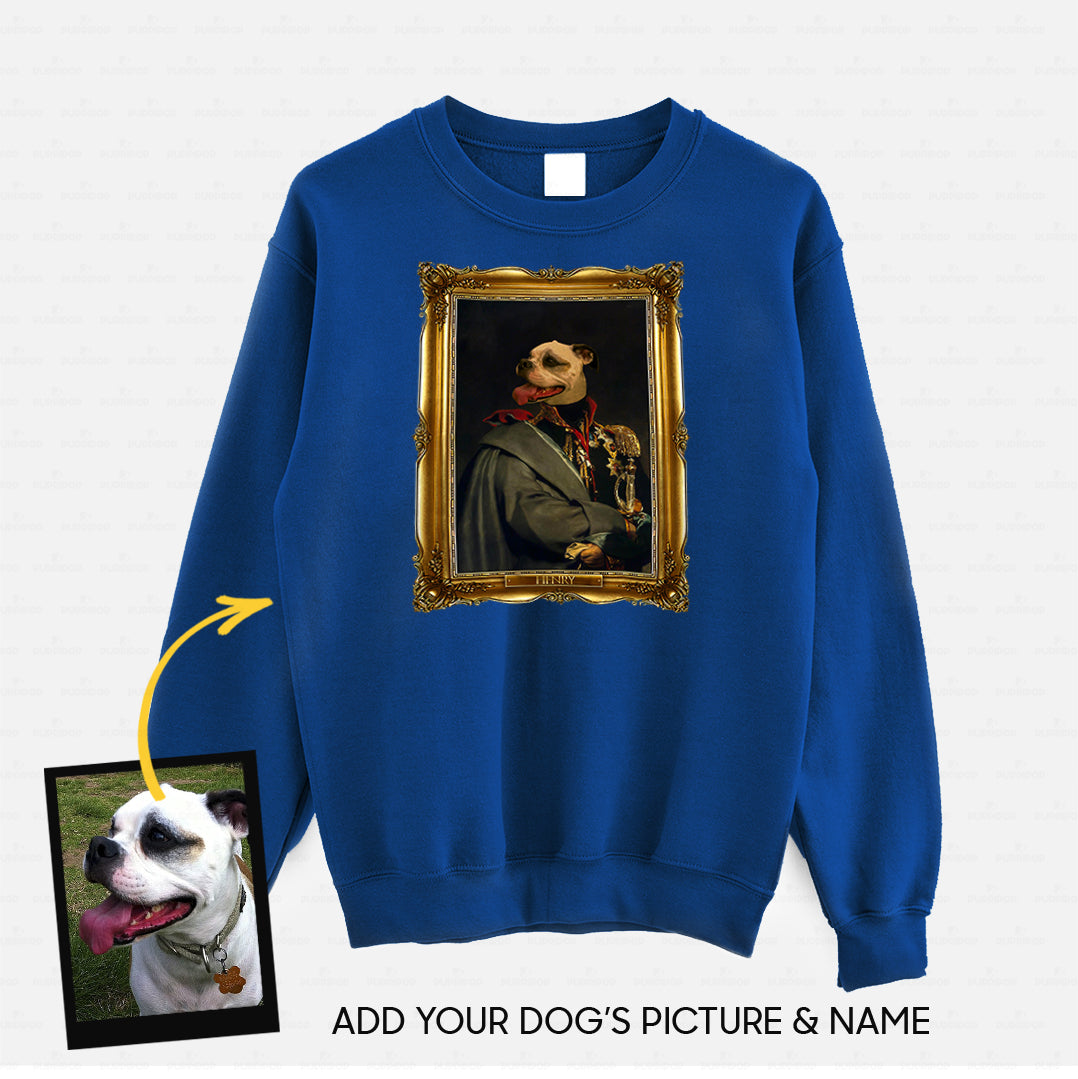 Personalized Dog Gift Idea - Royal Dog's Portrait 46 For Dog Lovers - Standard Crew Neck Sweatshirt