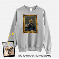 Thumbnail for Personalized Dog Gift Idea - Royal Dog's Portrait 48 For Dog Lovers - Standard Crew Neck Sweatshirt
