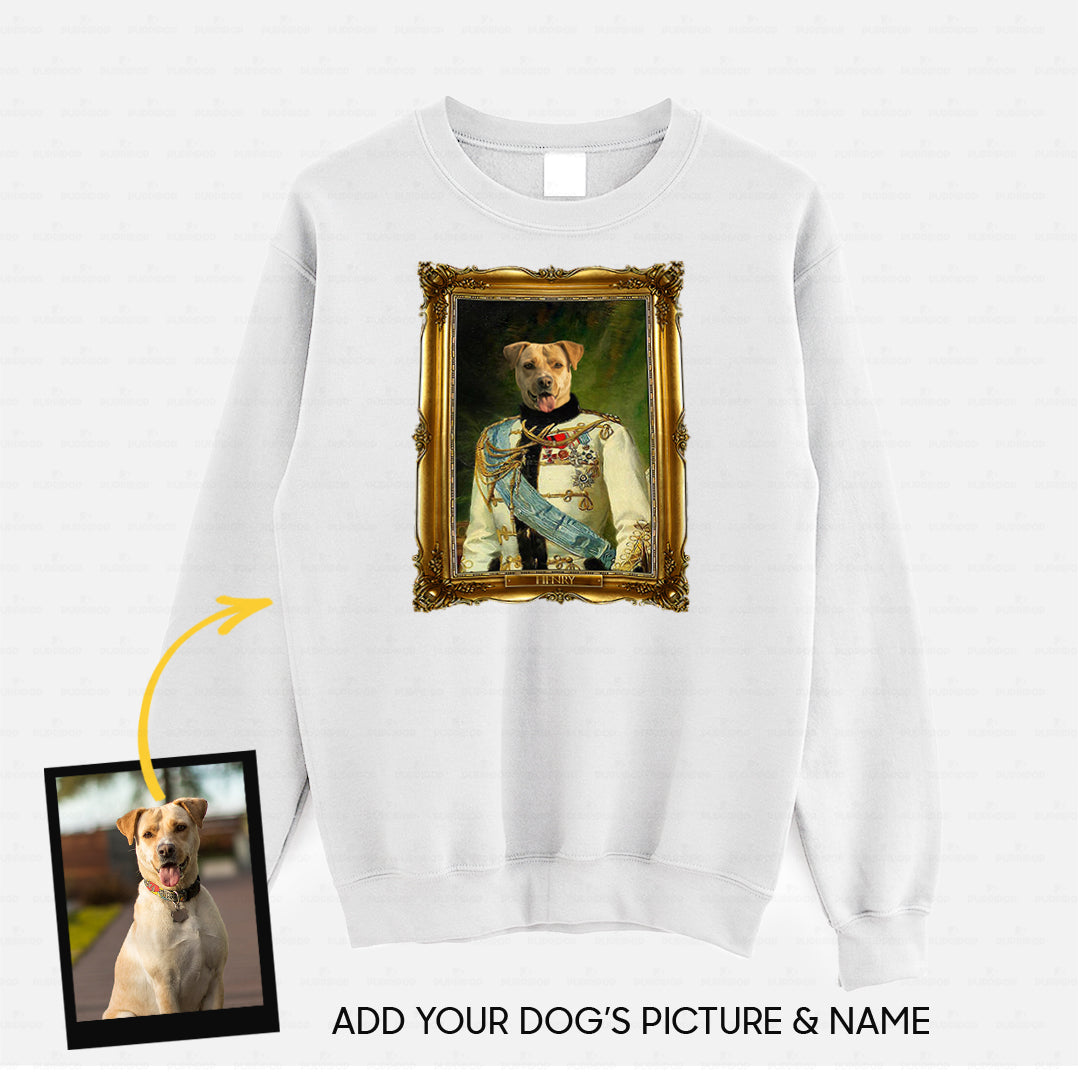 Personalized Dog Gift Idea - Royal Dog's Portrait 52 For Dog Lovers - Standard Crew Neck Sweatshirt